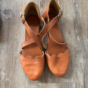 ELF Camel Mangrove Ballet Flats